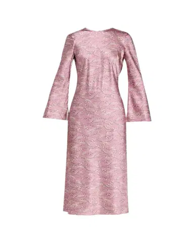 Veronica Beard Gemma Stretch-Silk Midi Dress | Thumbnail 1 Veronica Beard Gemma Stretch-Silk Midi Dress | Thumbnail 1