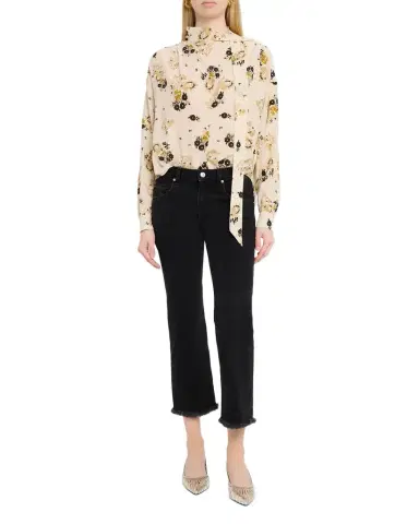 Isabel Marant Fedry Floral-Print Silk Neck-Scarf Blouse | Thumbnail 1 Isabel Marant Fedry Floral-Print Silk Neck-Scarf Blouse | Thumbnail 1
