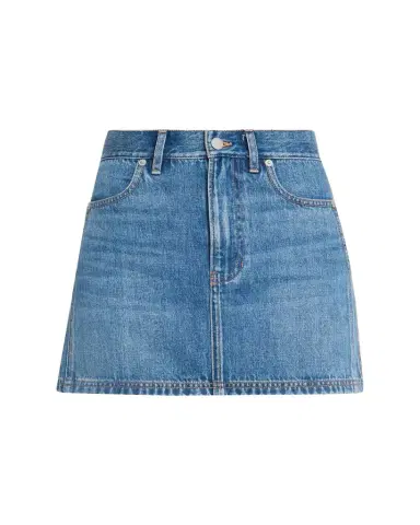 Veronica Beard Zora Denim Mini Skirt | Thumbnail 1