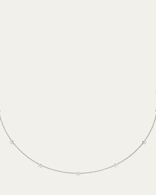 Paul Morelli Single Unity Necklace with 7 Diamonds