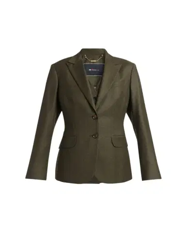 Kiton Metallic Wool Single-Breasted Jacket | Thumbnail 1