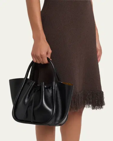 Proenza Schouler Small Ruched Leather Tote Bag | Thumbnail 2 Proenza Schouler Small Ruched Leather Tote Bag | Thumbnail 2
