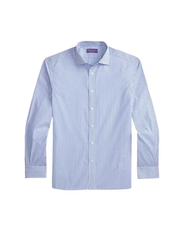 Ralph Lauren Purple Label Men's Cotton Poplin Bengal Sport Shirt