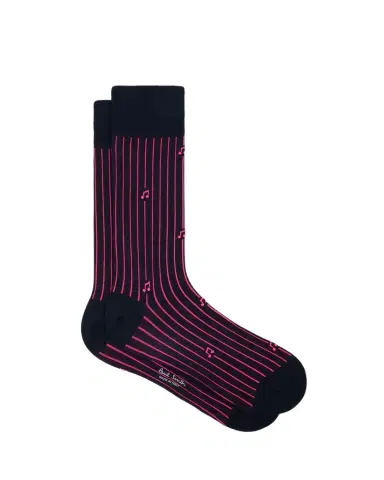 Paul Smith Men's Othello Music Stripe Crew Socks | Thumbnail 1