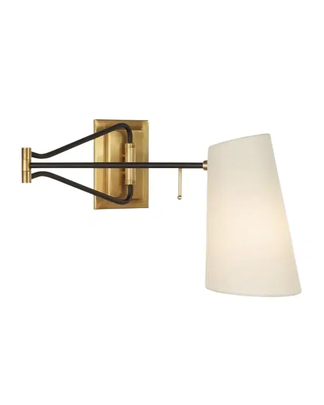 Visual Comfort Signature Keil Swing Arm Wall Light By AERIN