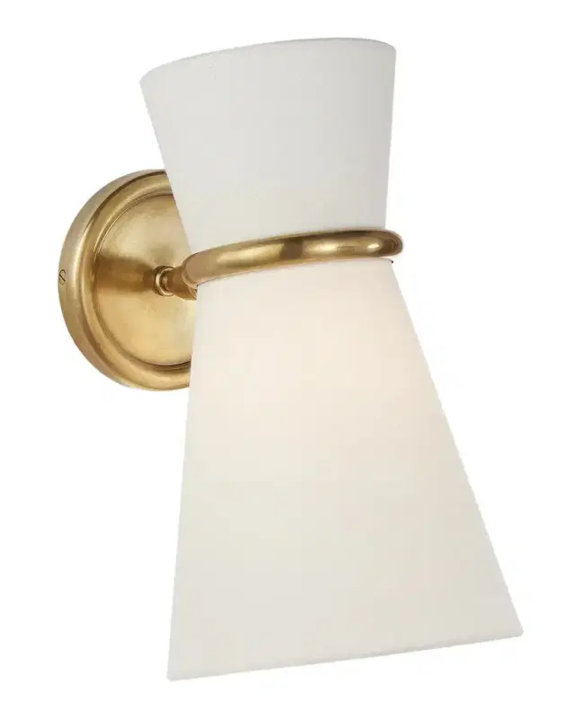Visual Comfort Signature Clarkson Small Single Pivoting Sconce By AERIN