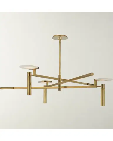 Visual Comfort Signature Melange Large Floating Disc Chandelier By Kelly Wearstler | Thumbnail 2