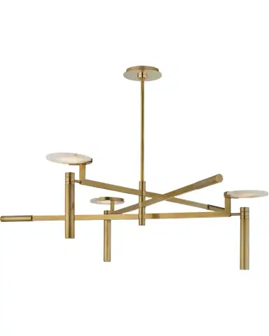 Visual Comfort Signature Melange Large Floating Disc Chandelier By Kelly Wearstler | Thumbnail 1
