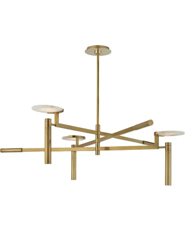 Visual Comfort Signature Melange Large Floating Disc Chandelier By Kelly Wearstler