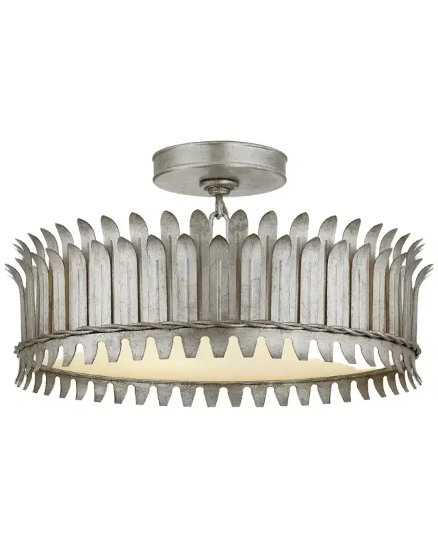 Visual Comfort Signature Leslie 16 Semi-Flush By Suzanne Kasler