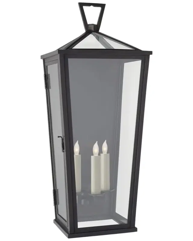 Visual Comfort Signature Darlana Large Tall 3/4 Wall Lantern By Chapman & Myers