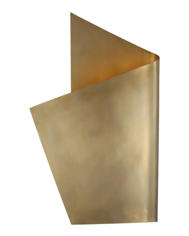 Visual Comfort Signature Piel Left Wrapped Sconce By Kelly Wearstler