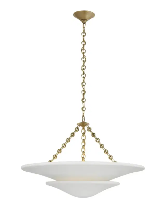 Visual Comfort Signature Mollino Medium Tiered Chandelier By AERIN
