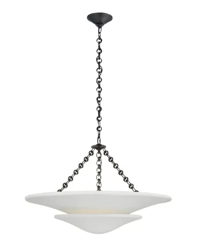 Visual Comfort Signature Mollino Medium Tiered Chandelier By AERIN