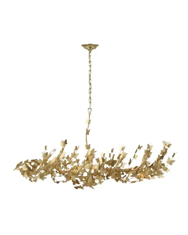 Visual Comfort Signature Farfalle Large Linear Chandelier By Julie Neill