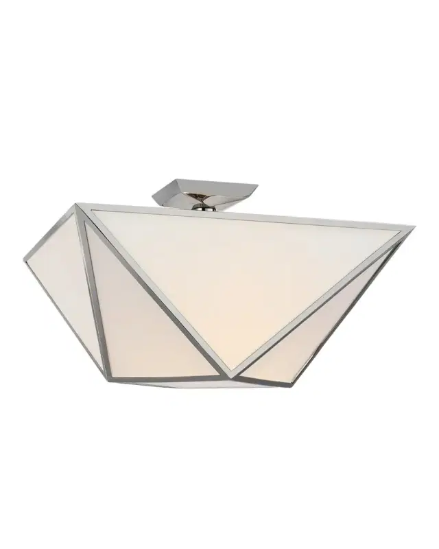Visual Comfort Signature Lorino Large Semi-Flush Mount By Julie Neill
