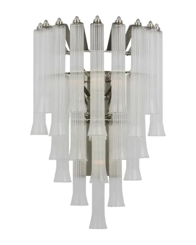 Visual Comfort Signature Lorelei Large Waterfall Sconce by Julie Neill