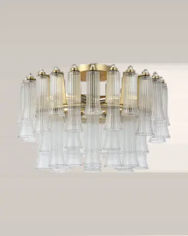 Visual Comfort Signature Lorelei 18" Semi-Flush Mount by Julie Neill | Thumbnail 2