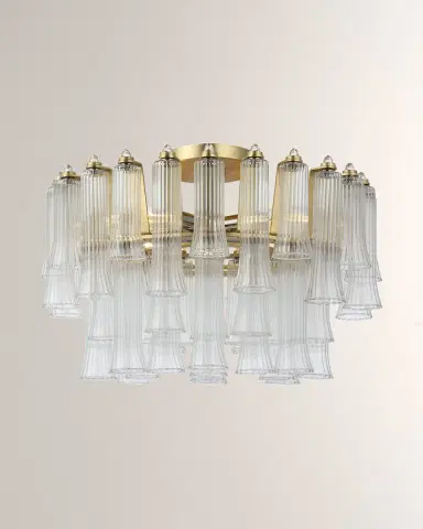Visual Comfort Signature Lorelei 18" Semi-Flush Mount by Julie Neill | Thumbnail 3