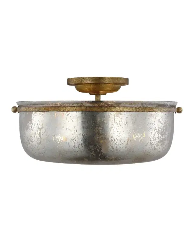 Visual Comfort Signature Lorford Medium Semi-Flush Mount by Chapman & Myers