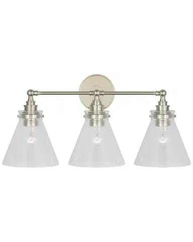 Visual Comfort Signature Parkington 3-Light Bath Bar Light by Chapman & Myers | Thumbnail 1 Visual Comfort Signature Parkington 3-Light Bath Bar Light by Chapman & Myers | Thumbnail 1