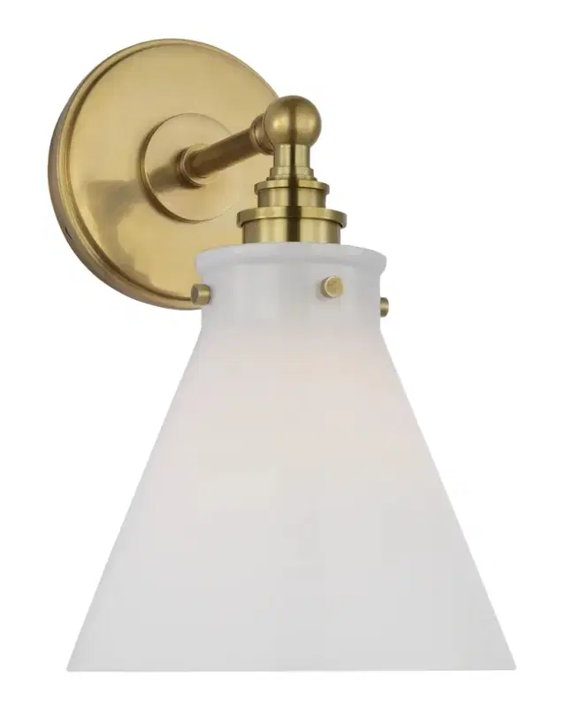 Visual Comfort Signature Parkington Small Single Wall Light by Fisher Weisman