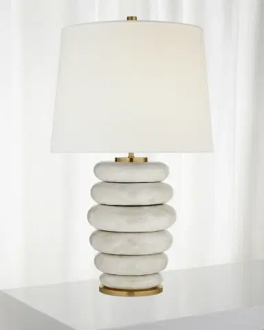 Visual Comfort Signature Phoebe Cordless Stacked Table Lamp by Kelly Wearstler | Thumbnail 1 Visual Comfort Signature Phoebe Cordless Stacked Table Lamp by Kelly Wearstler | Thumbnail 1