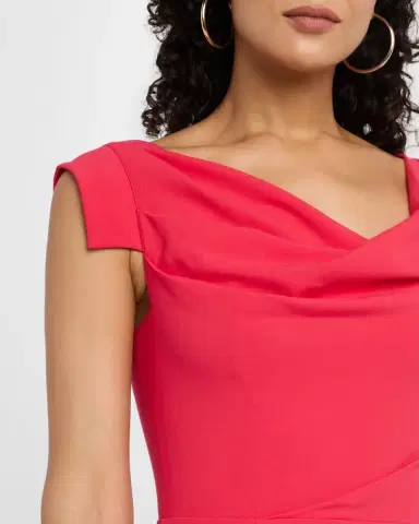 BLACK HALO Jacqueline Draped Mini Dress | Thumbnail 5 BLACK HALO Jacqueline Draped Mini Dress | Thumbnail 5