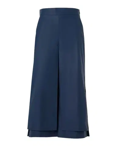 Akris Chiyoko Cotton Poplin Double-Layer Pants | Thumbnail 1 Akris Chiyoko Cotton Poplin Double-Layer Pants | Thumbnail 1