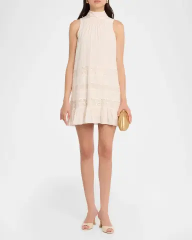Ramy Brook Samantha Lace-Trim Mini Dress | Thumbnail 2 Ramy Brook Samantha Lace-Trim Mini Dress | Thumbnail 2