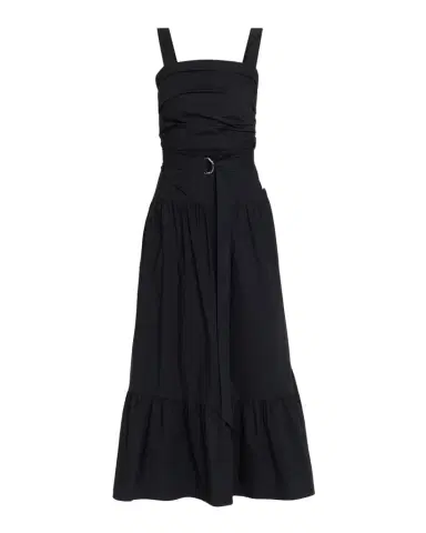 Proenza Schouler White Label Miranda Belted A-Line Maxi Dress | Thumbnail 1 Proenza Schouler White Label Miranda Belted A-Line Maxi Dress | Thumbnail 1