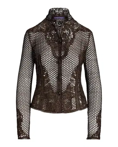 Ralph Lauren Collection Wes Foiled Lamb-Suede Jacket | Thumbnail 1 Ralph Lauren Collection Wes Foiled Lamb-Suede Jacket | Thumbnail 1