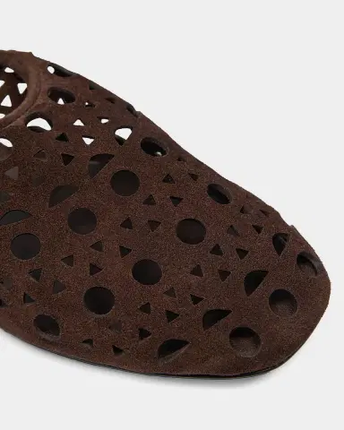 Alaïa Neo Vienne Suede Slippers | Thumbnail 2 Alaïa Neo Vienne Suede Slippers | Thumbnail 2