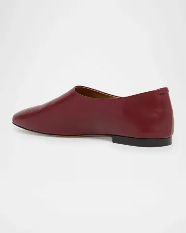 Jil Sander Prince Leather Ballerina Flats | Thumbnail 4