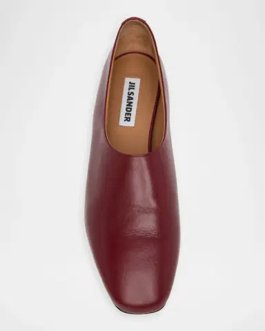 Jil Sander Prince Leather Ballerina Flats | Thumbnail 6