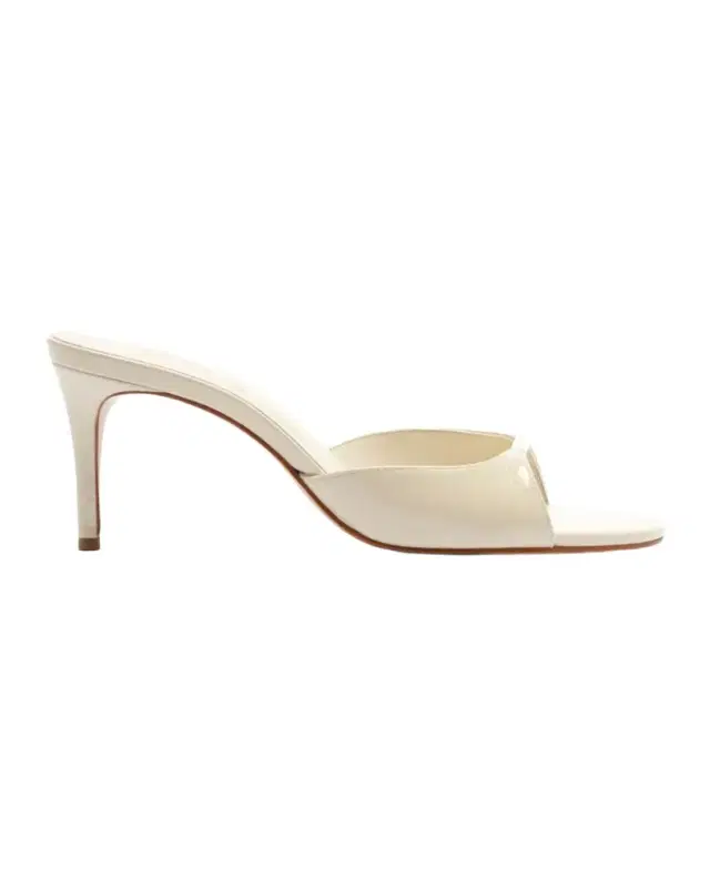 75mm Arlette Patent Leather Mules