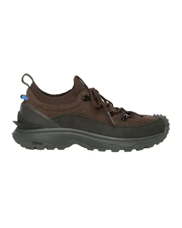 Moncler Trailgrip Lite3 Nubuck and Suede Low-Top Sneakers