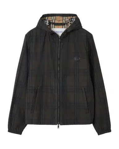 Burberry Men's Newport Check Zip-Front Hoodie | Thumbnail 2 Burberry Men's Newport Check Zip-Front Hoodie | Thumbnail 2
