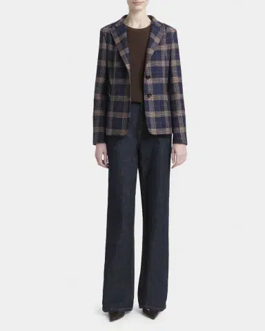 Kiton Plaid Single-Breasted Blazer | Thumbnail 2 Kiton Plaid Single-Breasted Blazer | Thumbnail 2