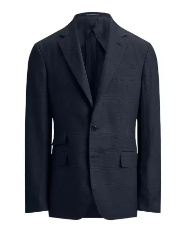 Ralph Lauren Purple Label Men's Kent Hand-Tailored Plaid Suit Jacket | Thumbnail 1