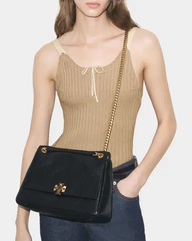 Tory Burch Charlie Quilted Leather Crossbody Bag | Thumbnail 2