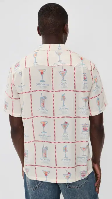 Marine Layer Luxio Resort Button Down Shirt | Thumbnail 3 Marine Layer Luxio Resort Button Down Shirt | Thumbnail 3