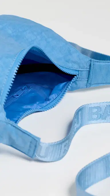 BAGGU Small Nylon Crescent Shoulder Bag Piscine | Thumbnail 6 BAGGU Small Nylon Crescent Shoulder Bag Piscine | Thumbnail 6