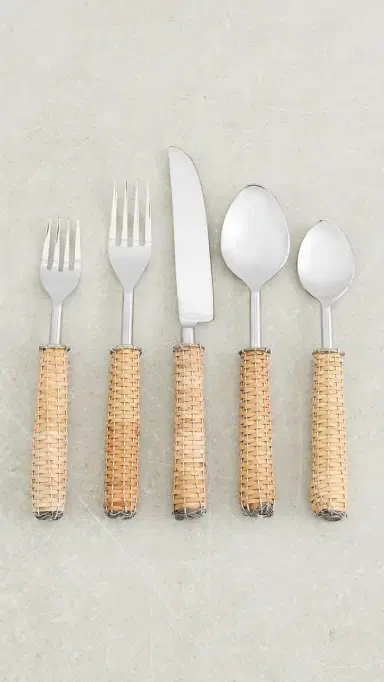 LES OTTOMANS Rattan Cutlery Set | Thumbnail 2 LES OTTOMANS Rattan Cutlery Set | Thumbnail 2