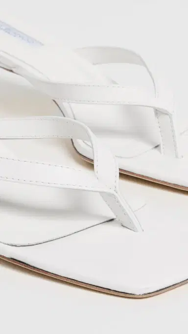 Tony Bianco Topaz Heeled Sandals White Nappa 5 | Thumbnail 6
