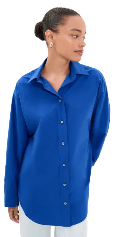 AGOLDE ona Shirt Cobalt | Thumbnail 1