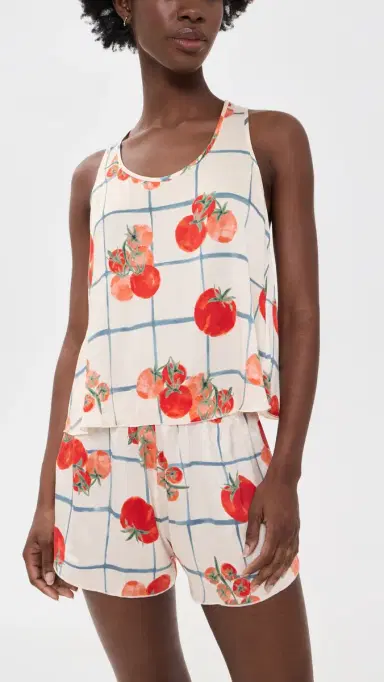Lunya Washable Silk Tulip Back Set ummer Harvest | Thumbnail 2 Lunya Washable Silk Tulip Back Set ummer Harvest | Thumbnail 2