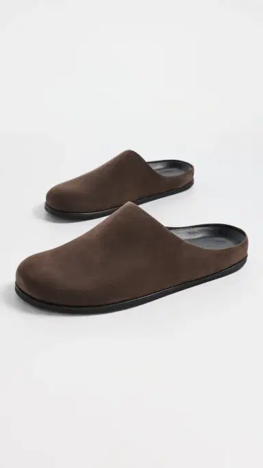 Vince Leo Suede Clogs | Thumbnail 4 Vince Leo Suede Clogs | Thumbnail 4