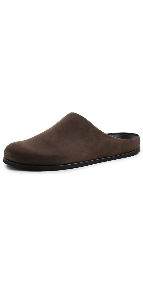 Vince Leo Suede Clogs Cocoa Brown