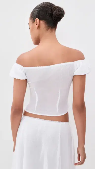 Guizio Anabella Top White S | Thumbnail 3